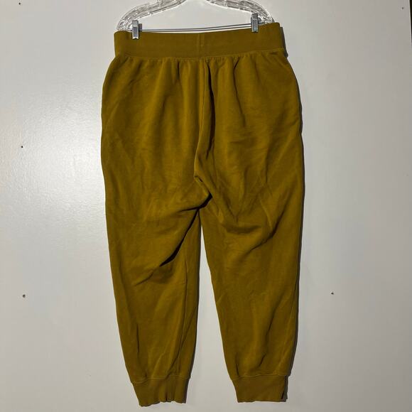 Nike Sportswear High waisted Mustard Yellow Tapered Jogger Sweatpants Womans XL - Picture 4 of 7